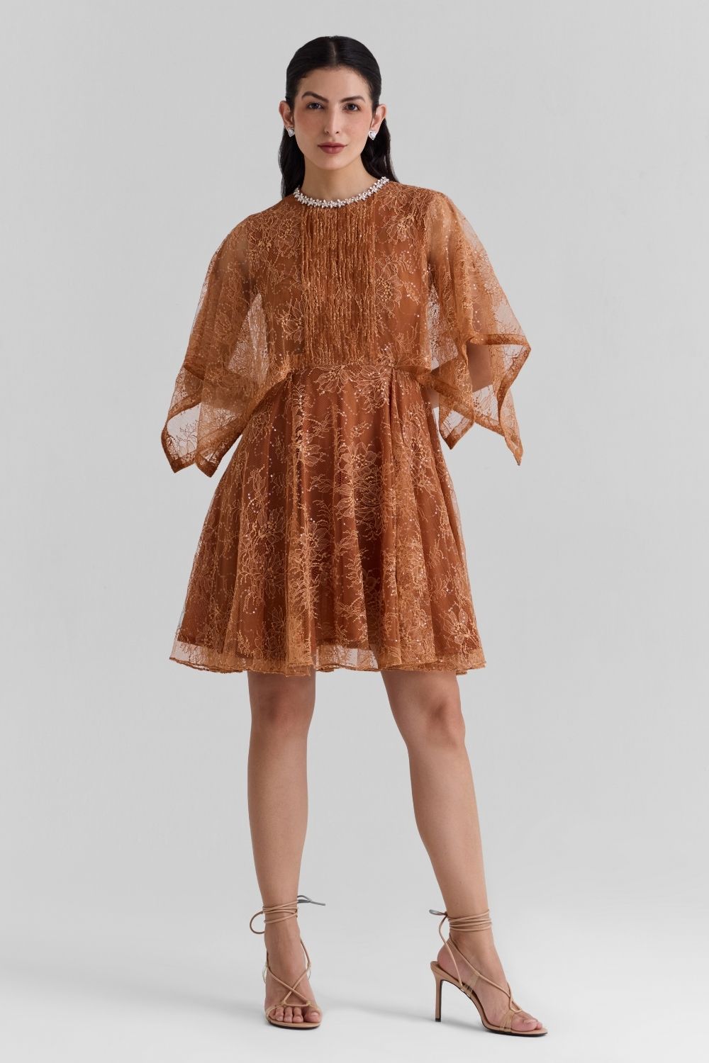 Liliane Lace Mini Dress – Zabella International