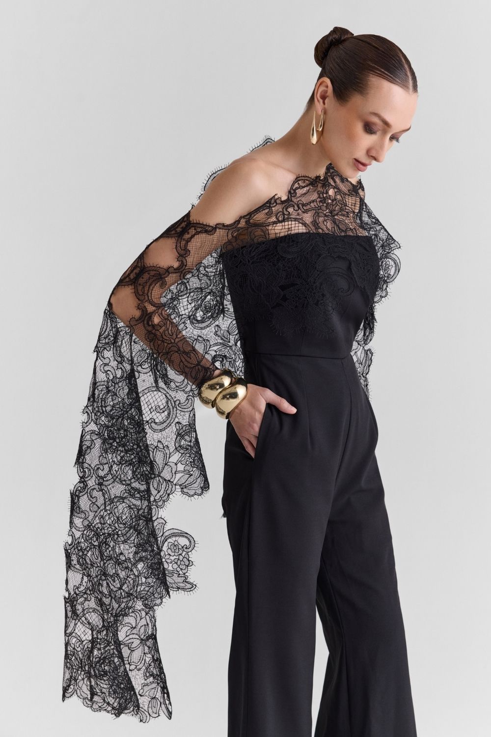 Alba Cape Jumpsuit