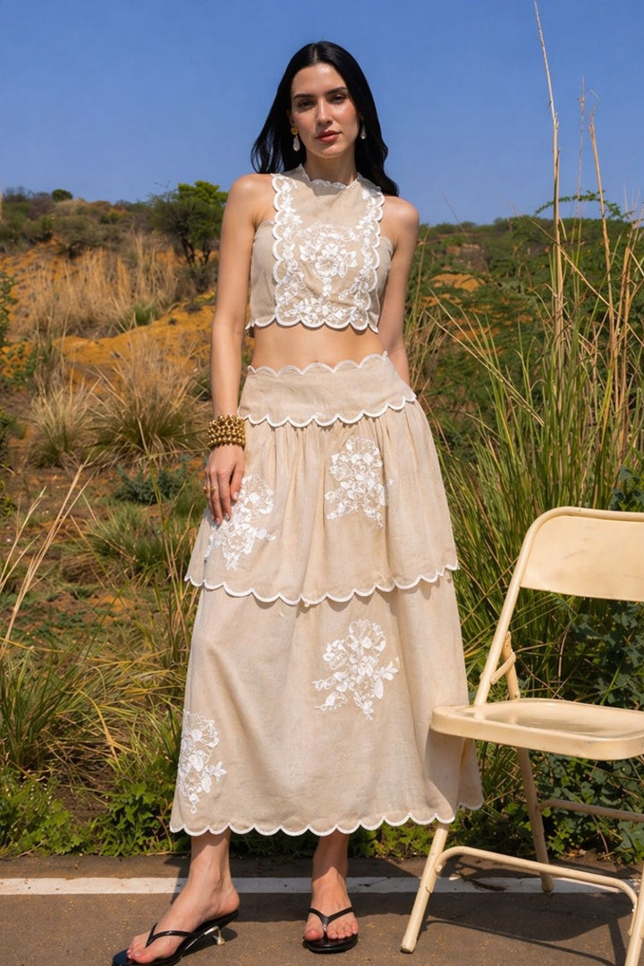 Zavi Linen Co-ord Set