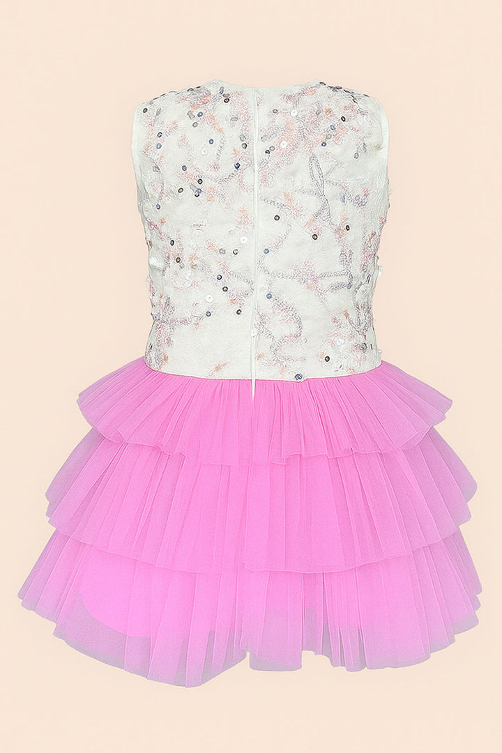 Ira Embroidered Mini Dress