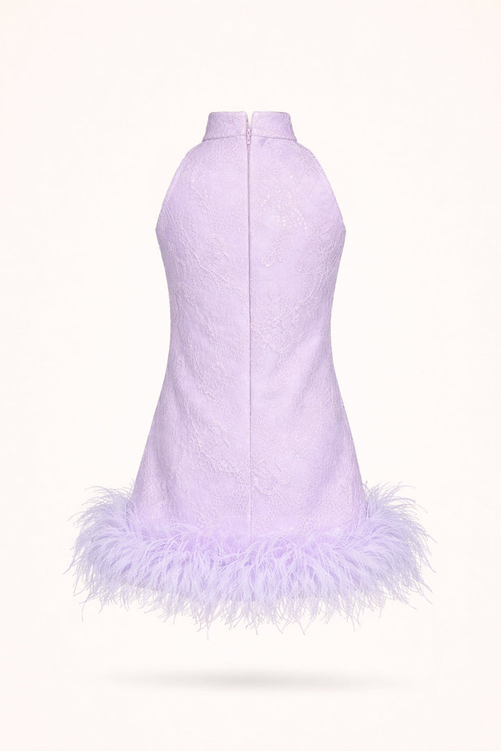 Alice Feather Mini Dress