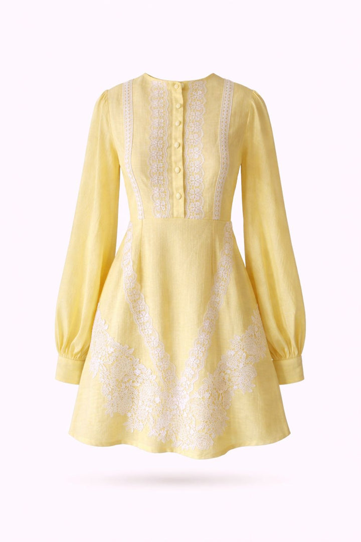 Tessa Butter Yellow Dress