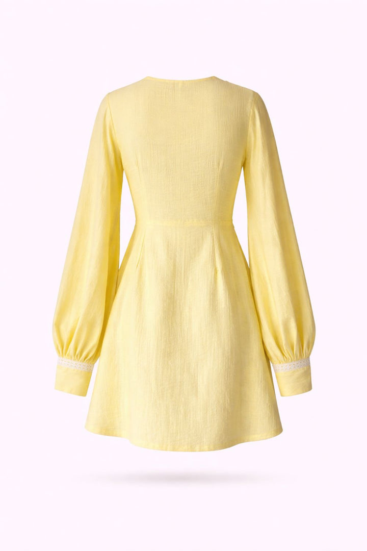 Tessa Butter Yellow Dress