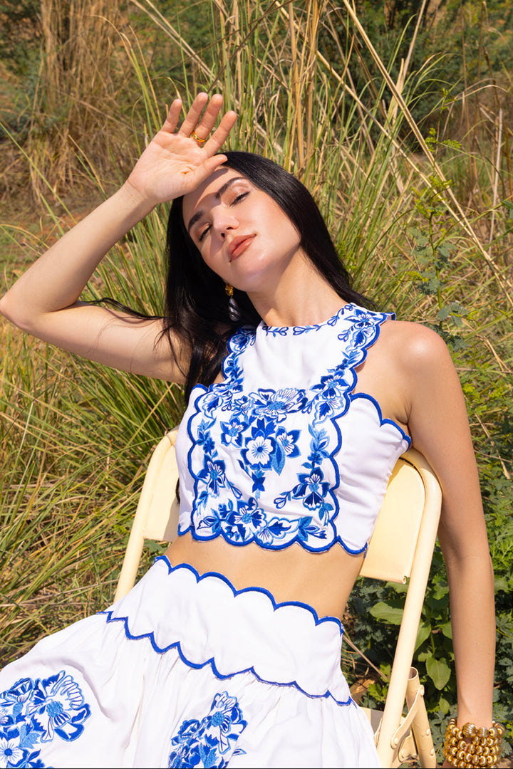 Elle Embroidered Co-ord Set