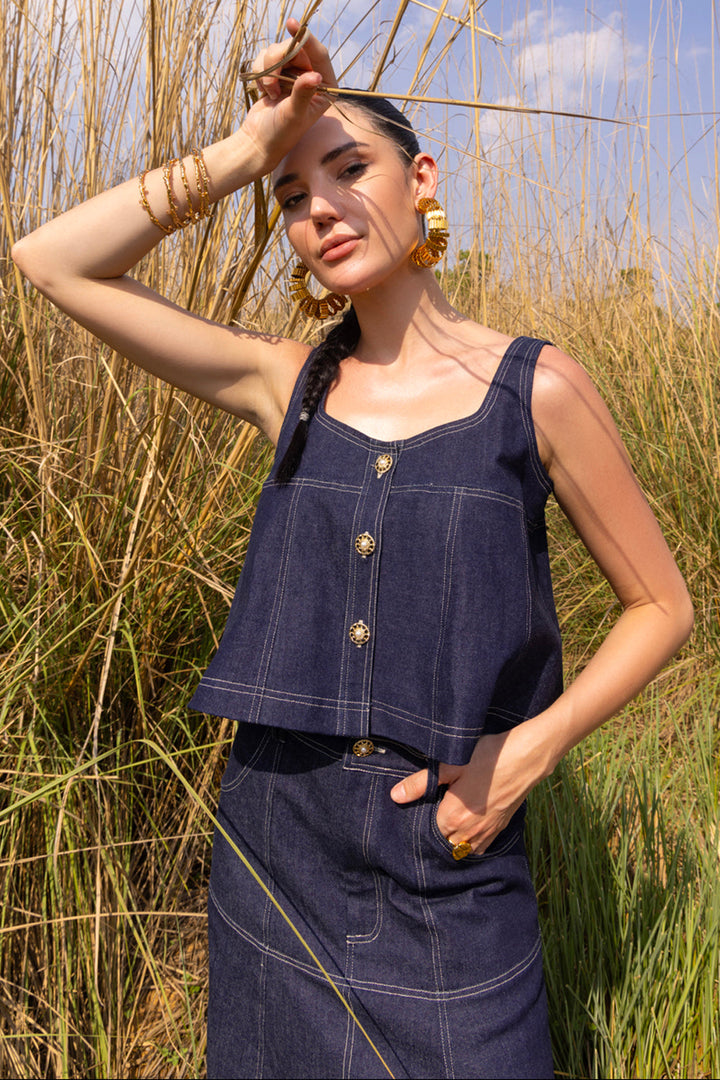 Celia Denim Skirt
