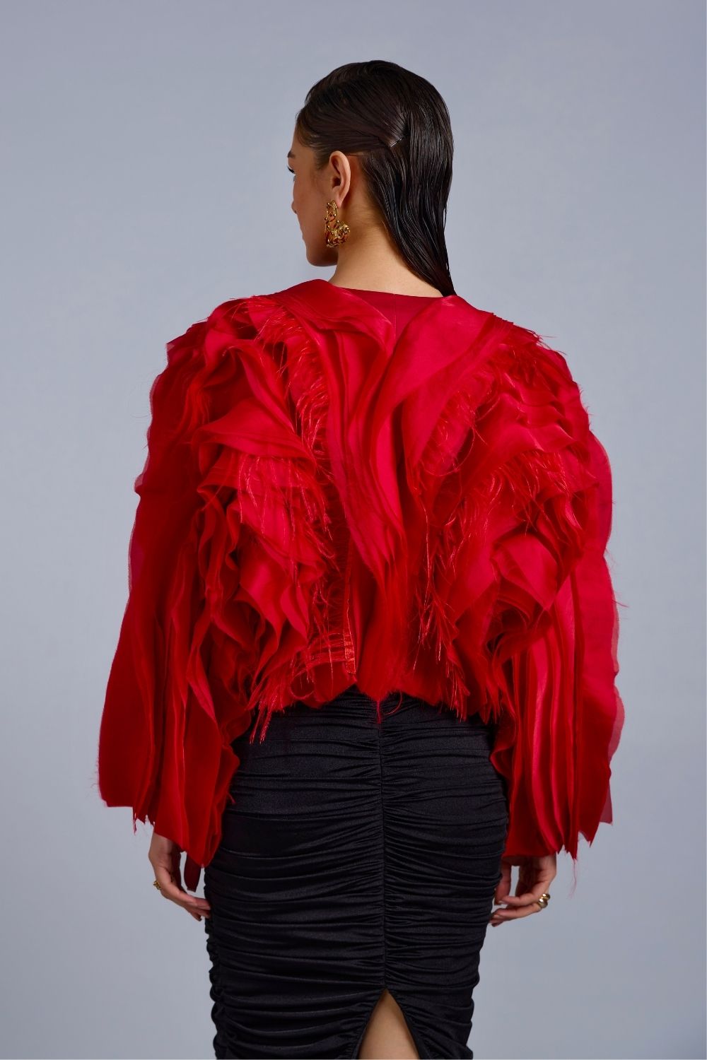 Scarlett Organza Cape