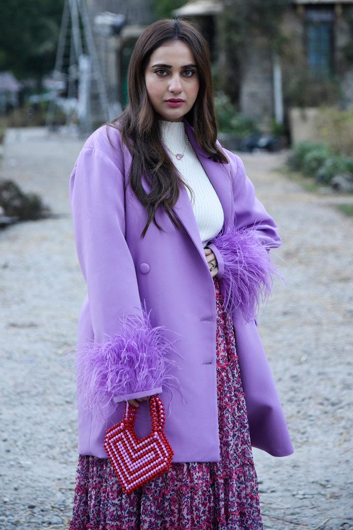 Kusha Kapila In Our Lavender Blazer Dress