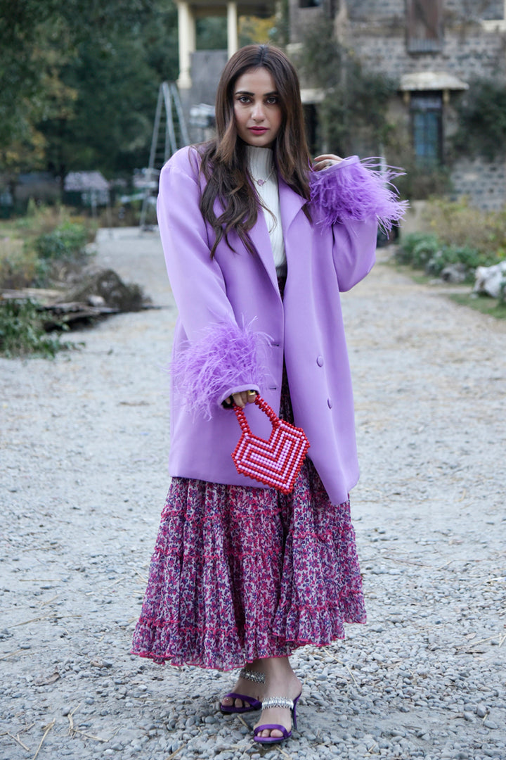 Kusha Kapila In Our Lavender Blazer Dress