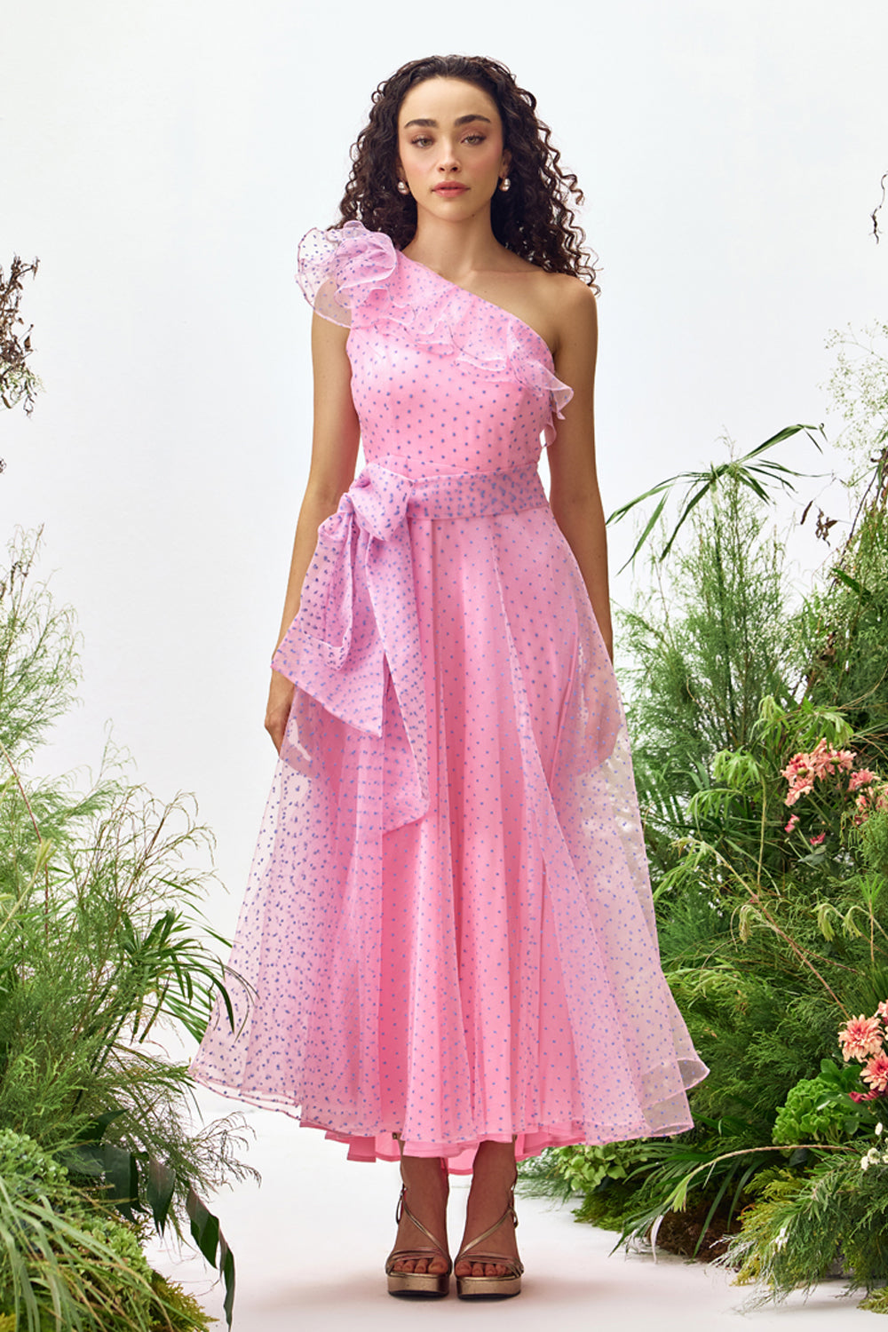 Jolie Flared Midi Dress