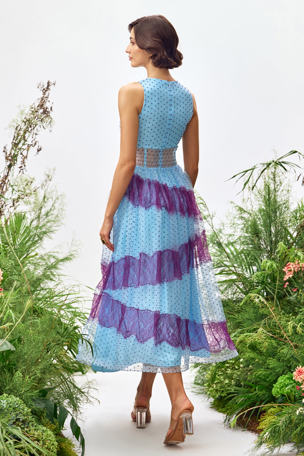 Aster Tulle Midi Dress