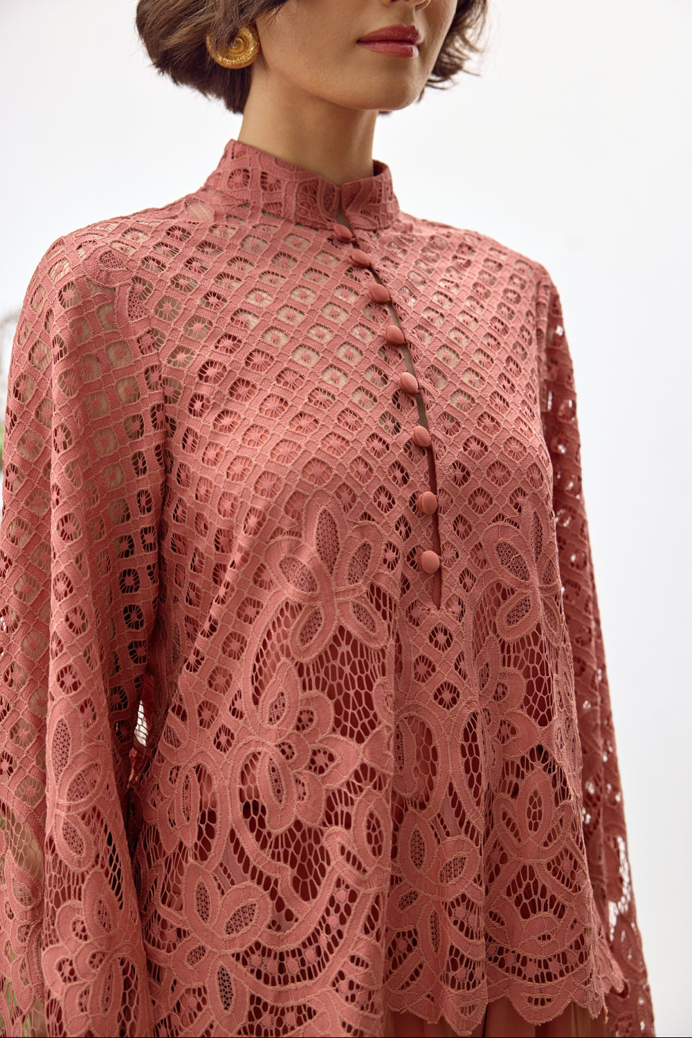 Rust Lace Co-ord Set
