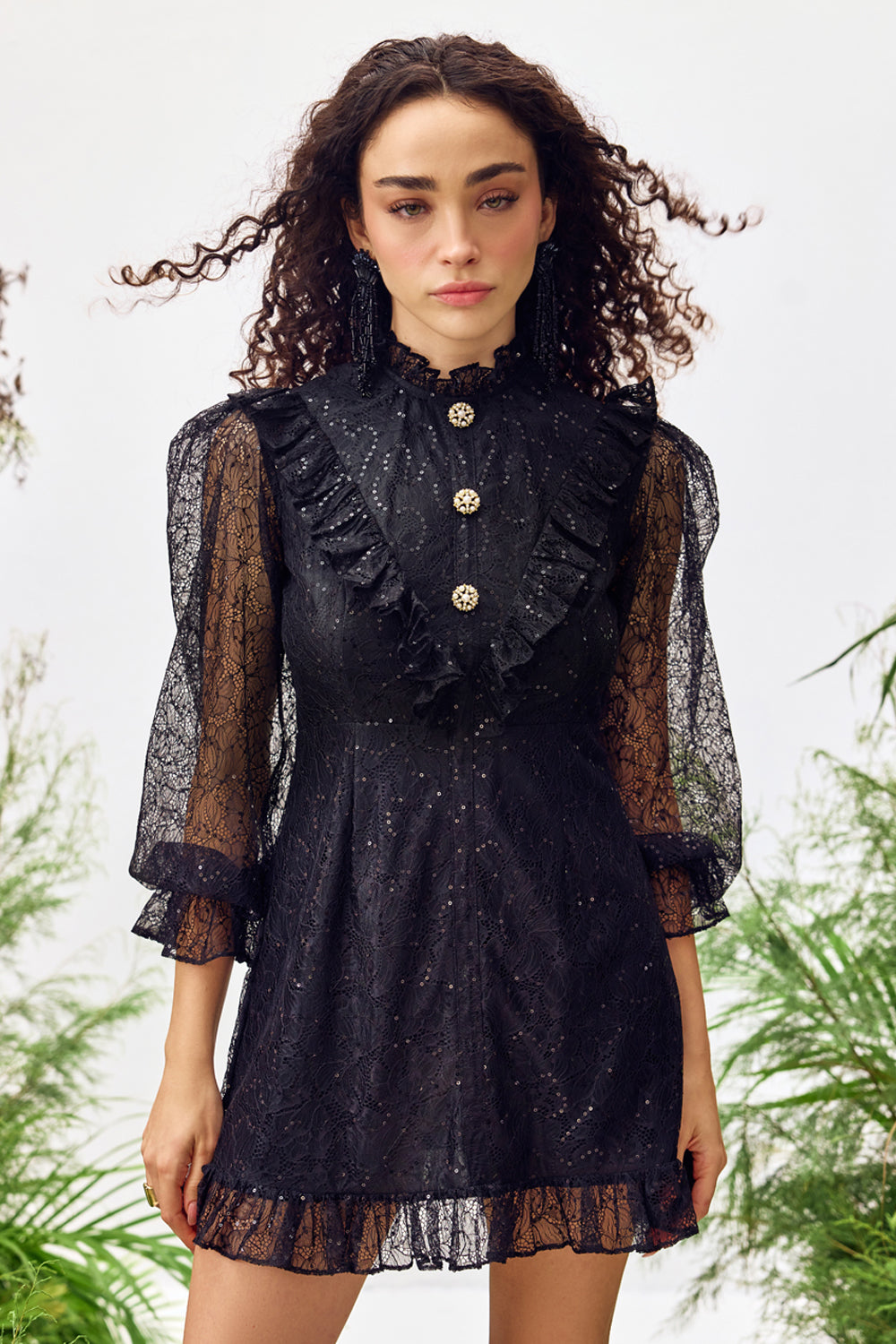 Veronica Lace Mini Dress