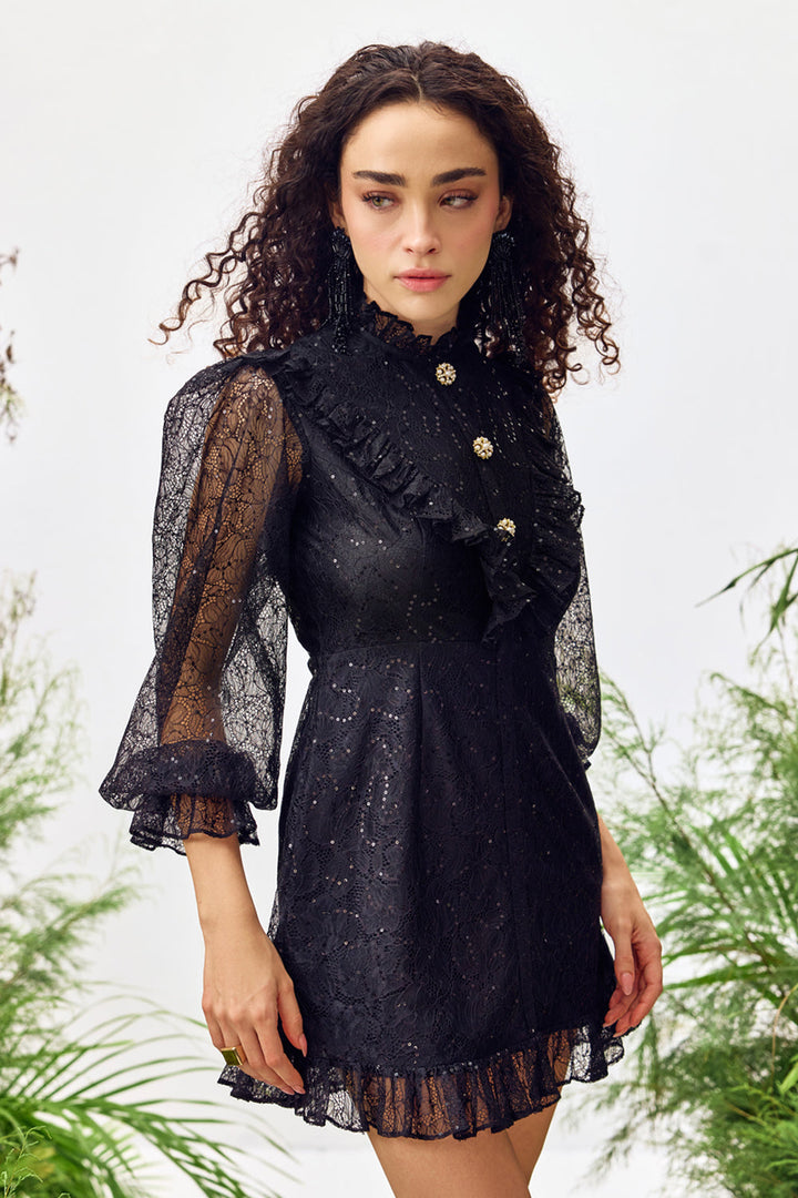 Veronica Lace Mini Dress