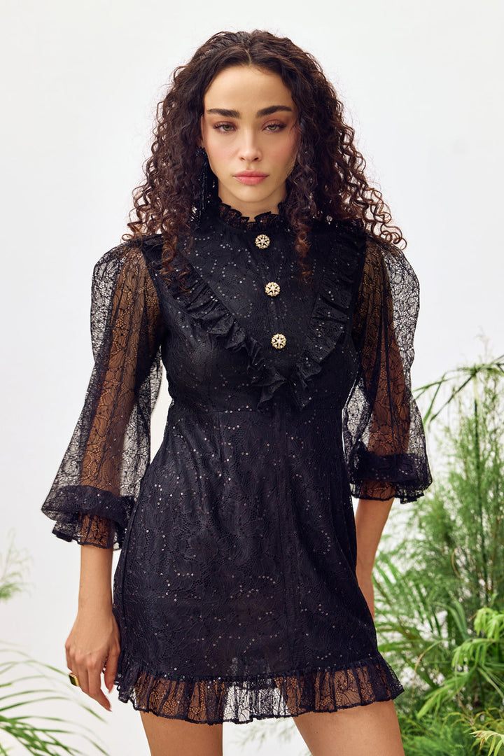 Veronica Lace Mini Dress
