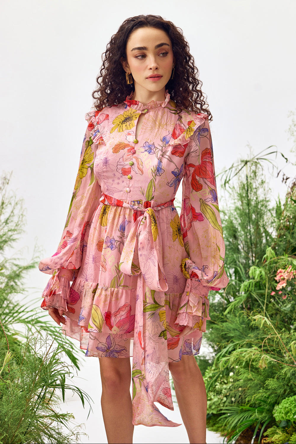 Poppy Print Mini Dress
