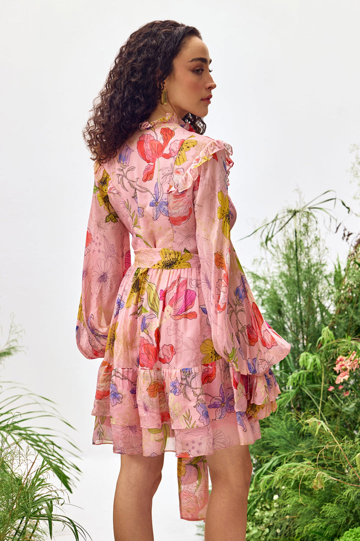 Poppy Print Mini Dress