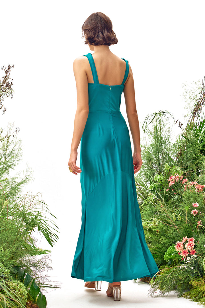 Lyra Teal Dress
