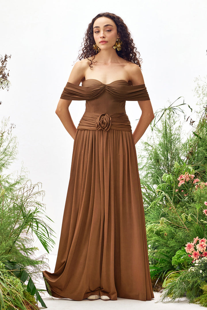 Nina Drape Gown