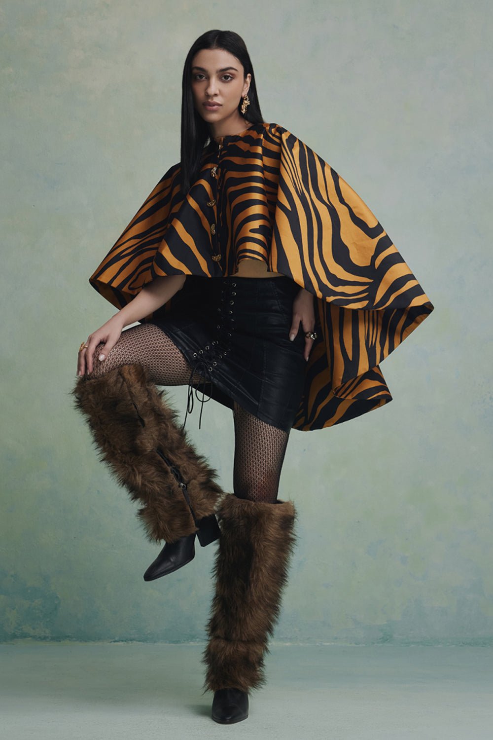 Baroque Beast High Low Jacket - Zabella