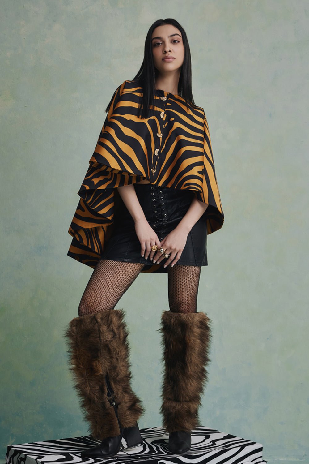 Baroque Beast High Low Jacket - Zabella