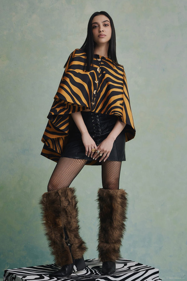 Baroque Beast High Low Jacket - Zabella