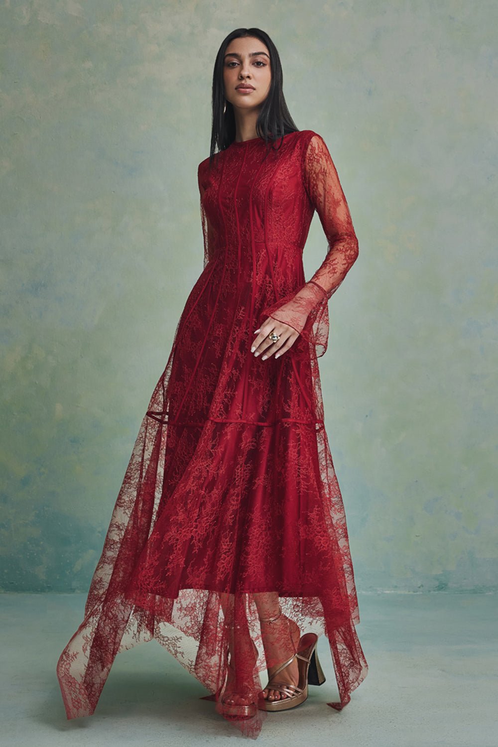 Elysia Lace Gown - Zabella