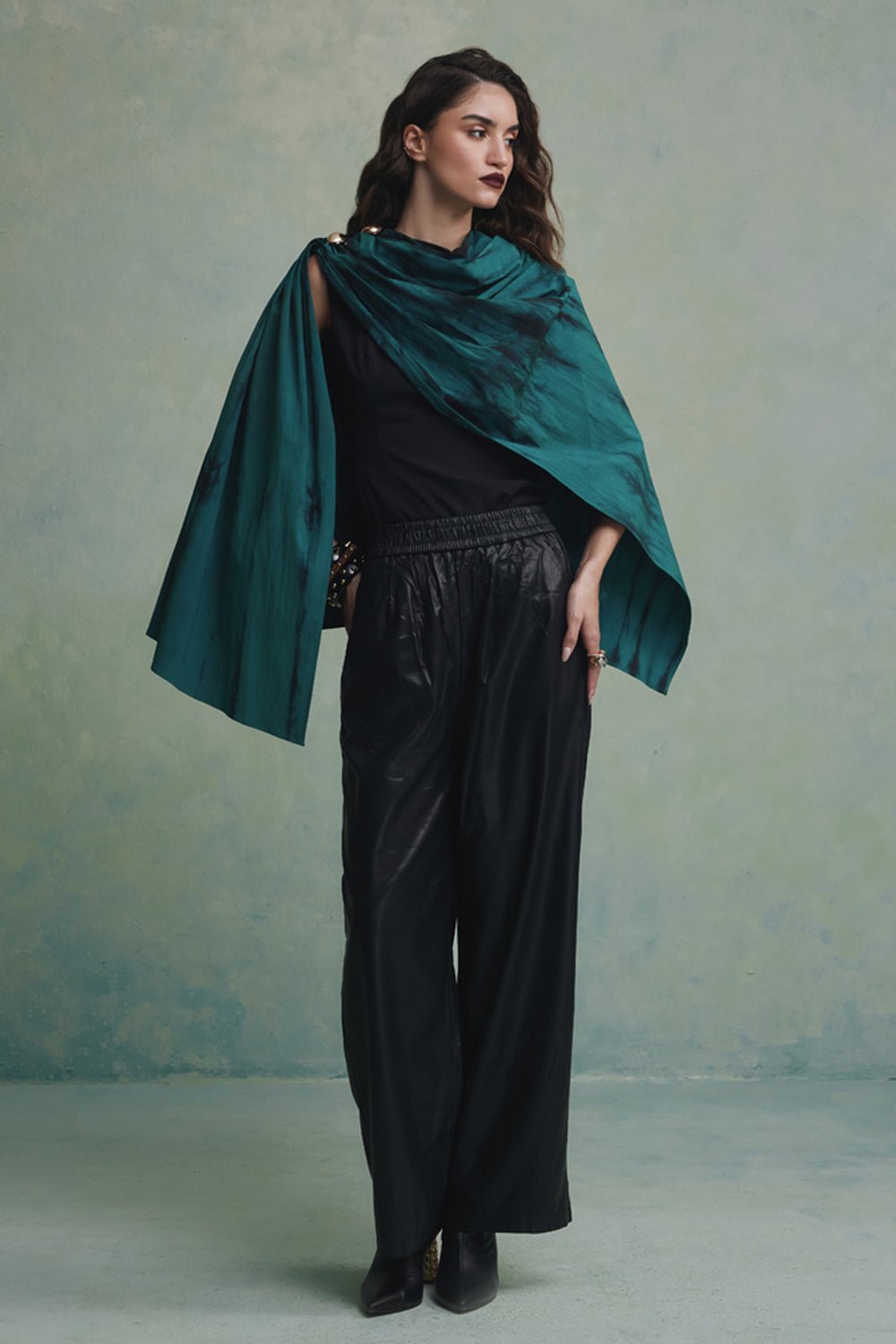 Mira Moss Drape Top - Zabella