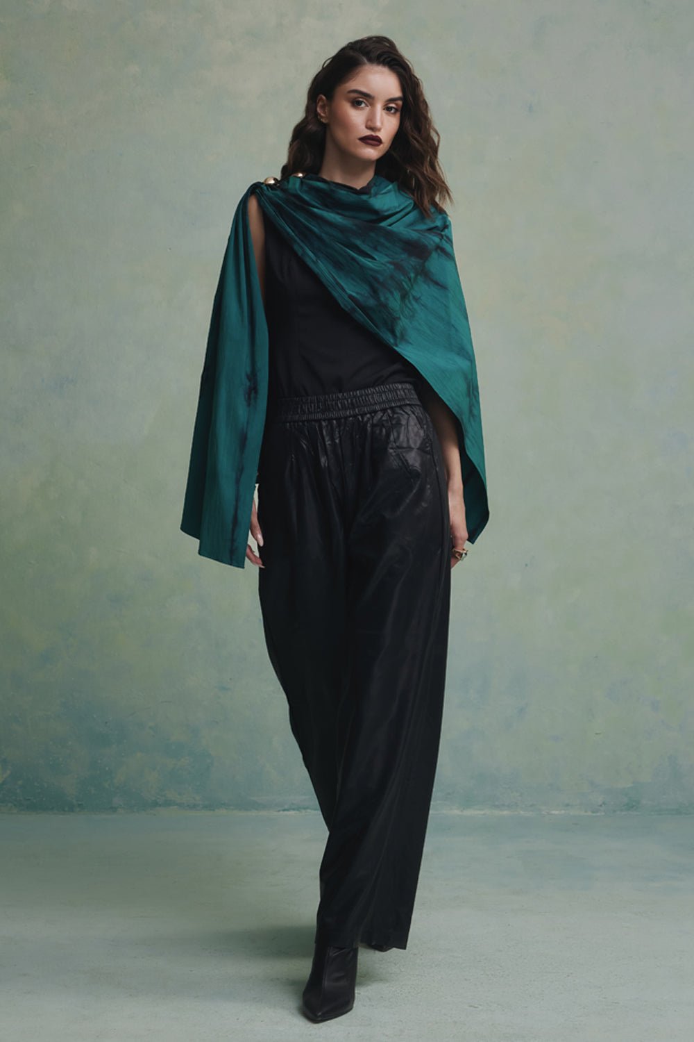 Mira Moss Drape Top - Zabella