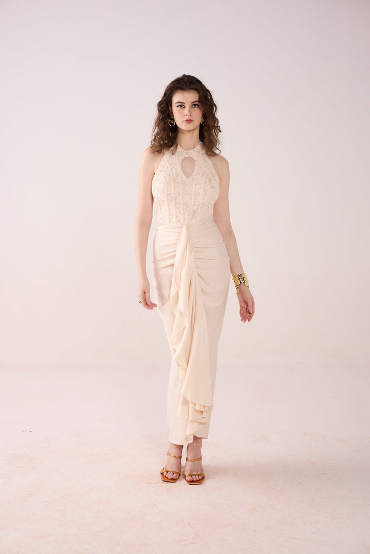 Nriti Shah In Our Astra Draped Dress - Zabella