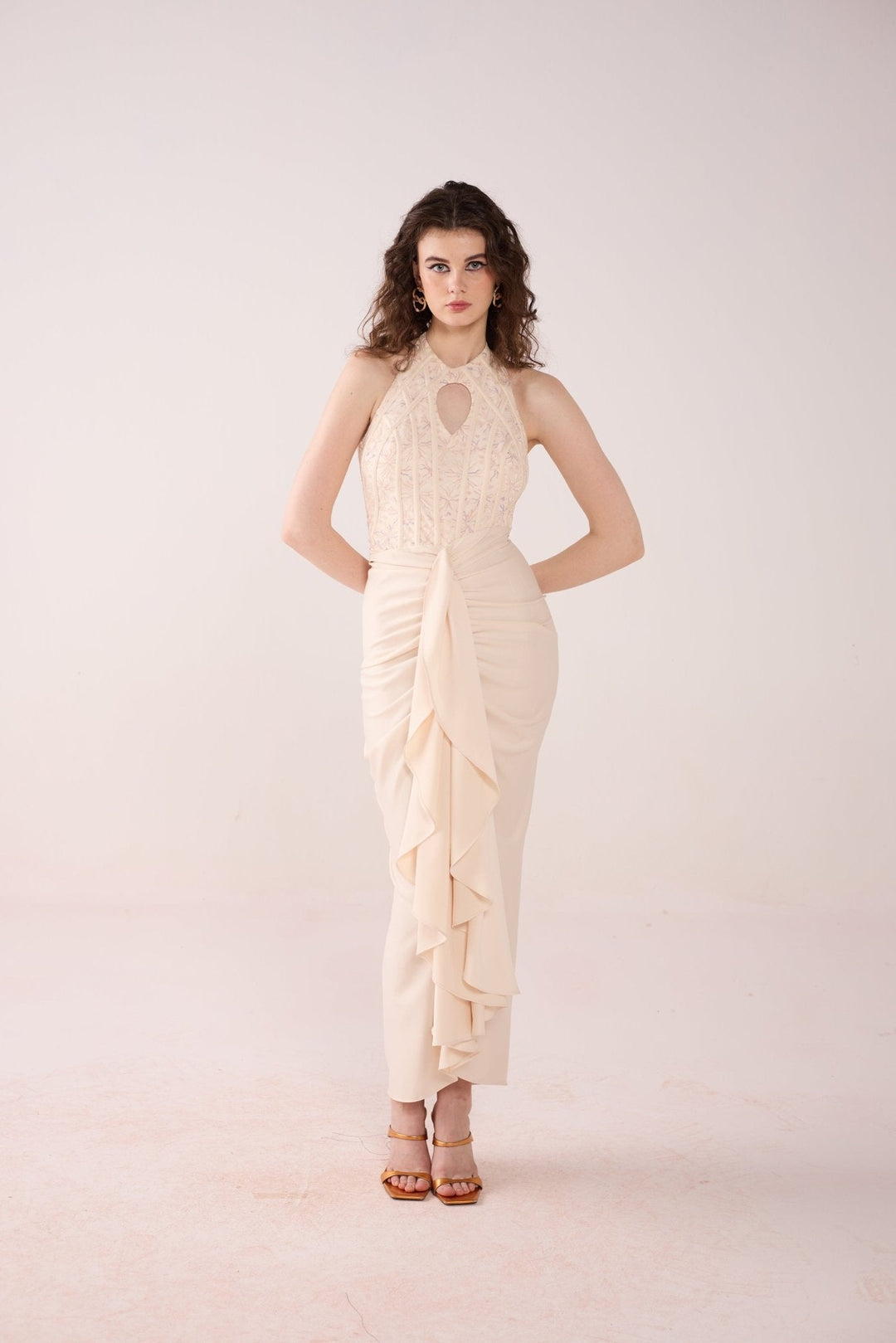 Nriti Shah In Our Astra Draped Dress - Zabella