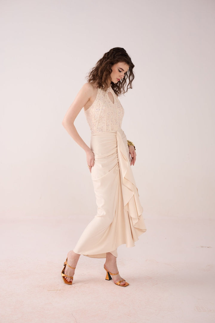 Nriti Shah In Our Astra Draped Dress - Zabella