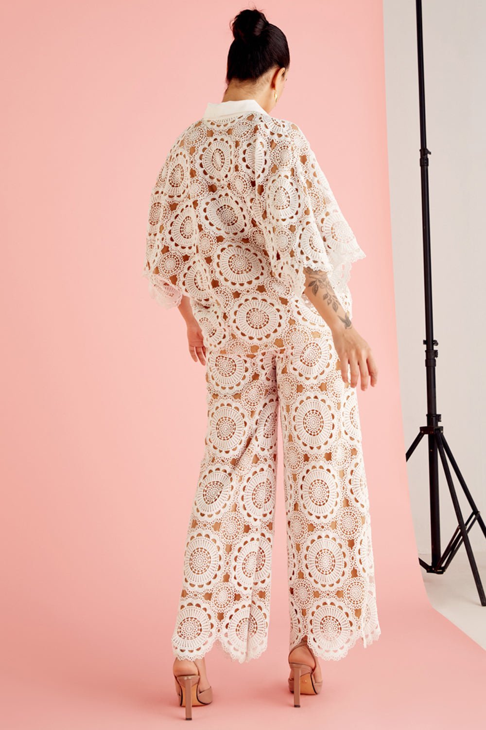 Nriti Shah In Our Flora Lace Co-ord Set - Zabella