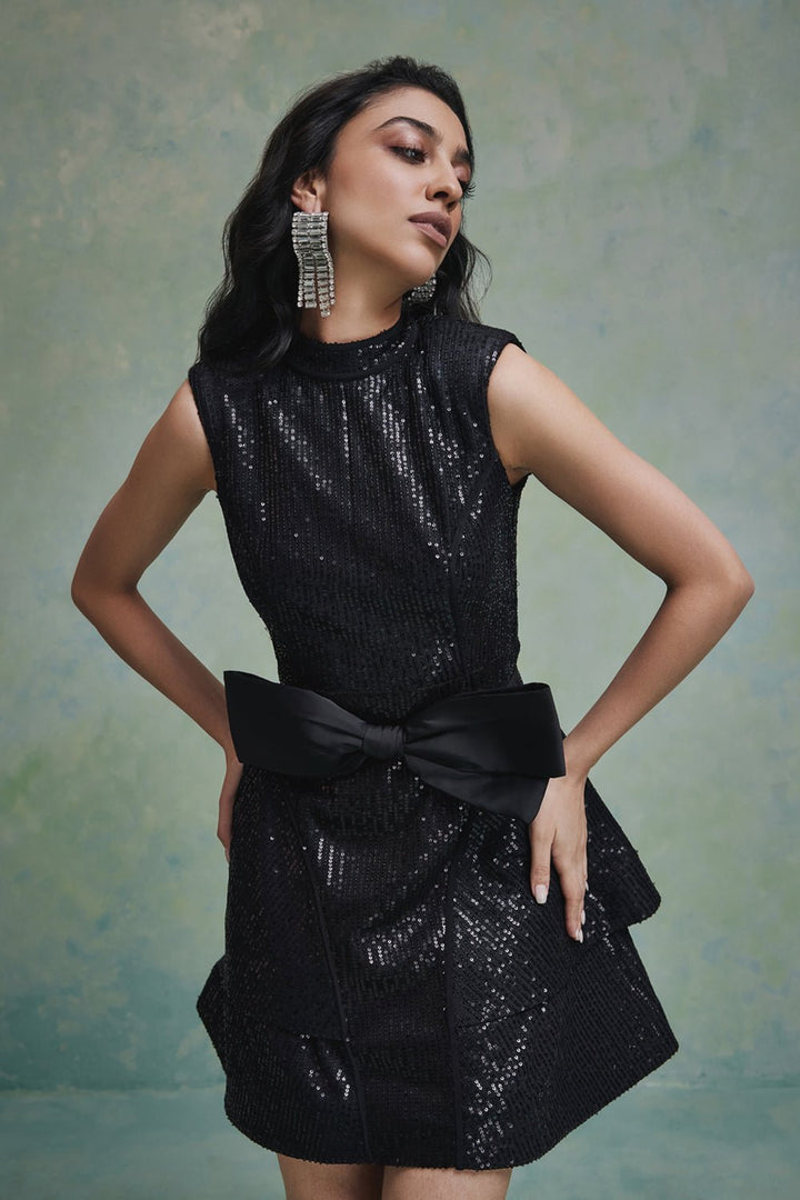 Sara Structured Mini Dress - Zabella