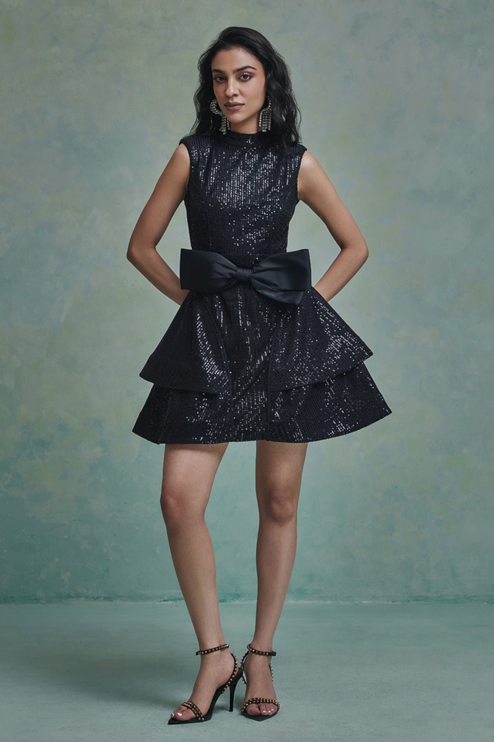 Zabella | Sara Structured Mini Dress XL | Glamorous And Playful, This Black Sequin Mini Dress Is Designed To Shine From Every Angle. The Structured Zabella | Sara Structured Mini Dress XL | Glamorous And Playful, This Black Sequin Mini Dress Is Designed To Shine From Every Angle. The Structured