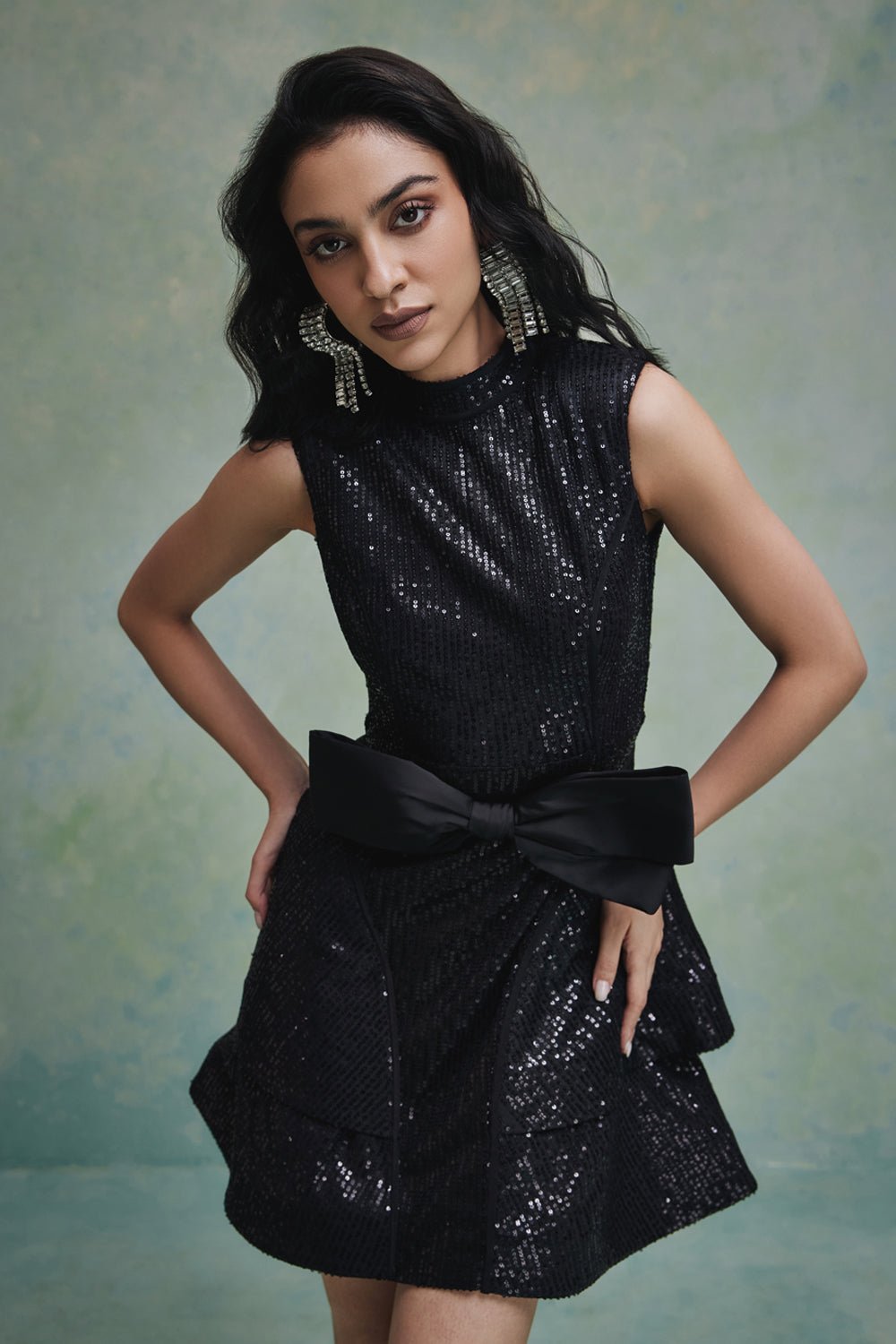 Sara Structured Mini Dress - Zabella