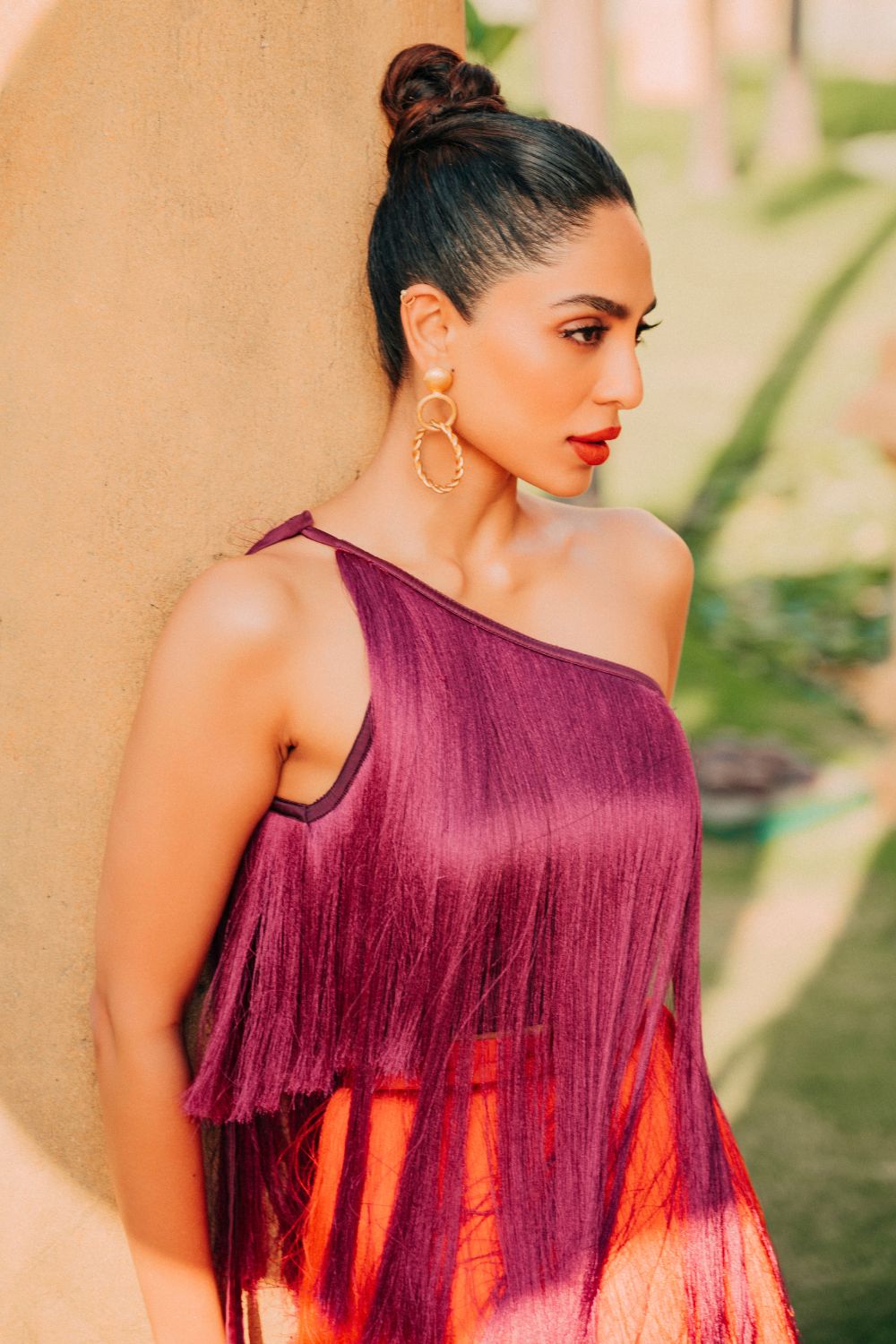 Sobhita Dhulipala In Our Dual Shade Fringed Co-ord Set - Zabella