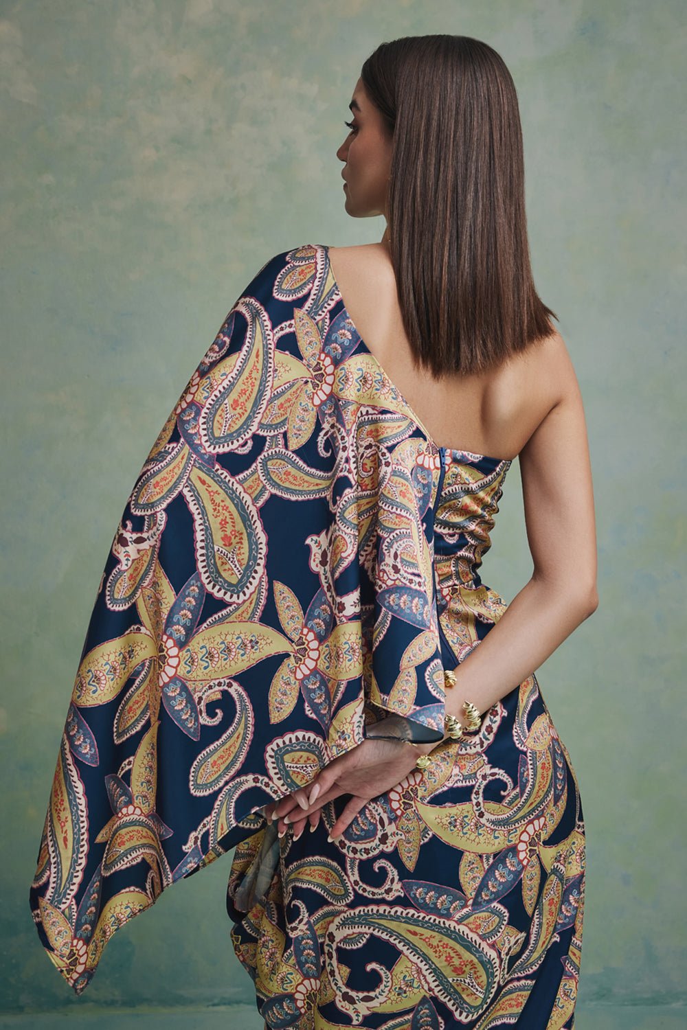 Victoria Wild Drape Dress - Zabella