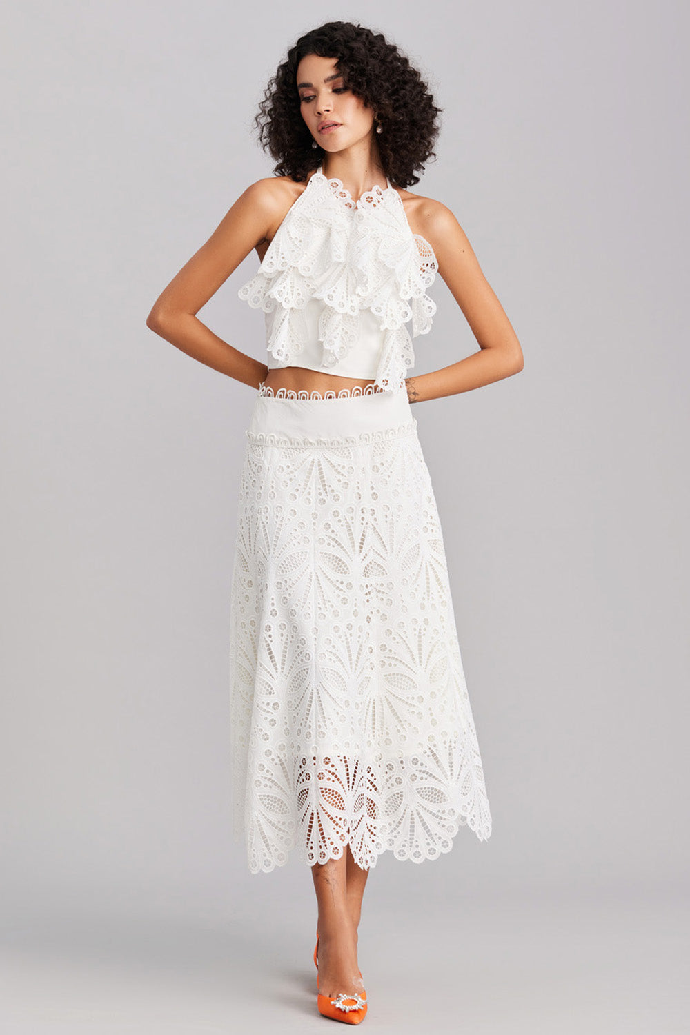 Scallop Lace Skirt