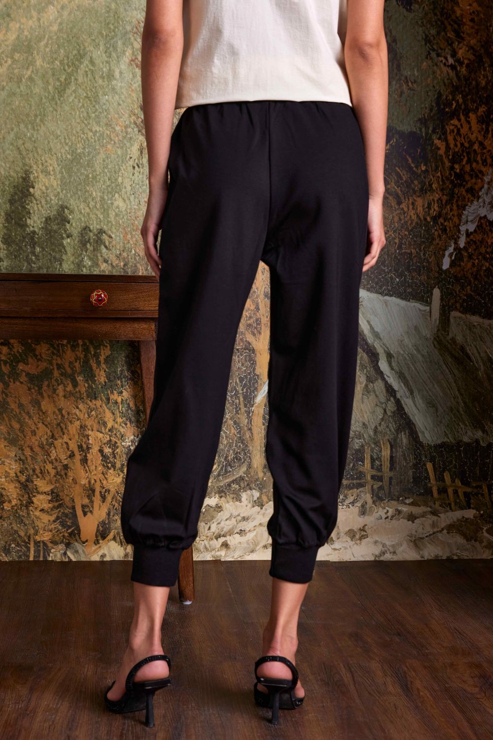 Black Track Pants - Zabella