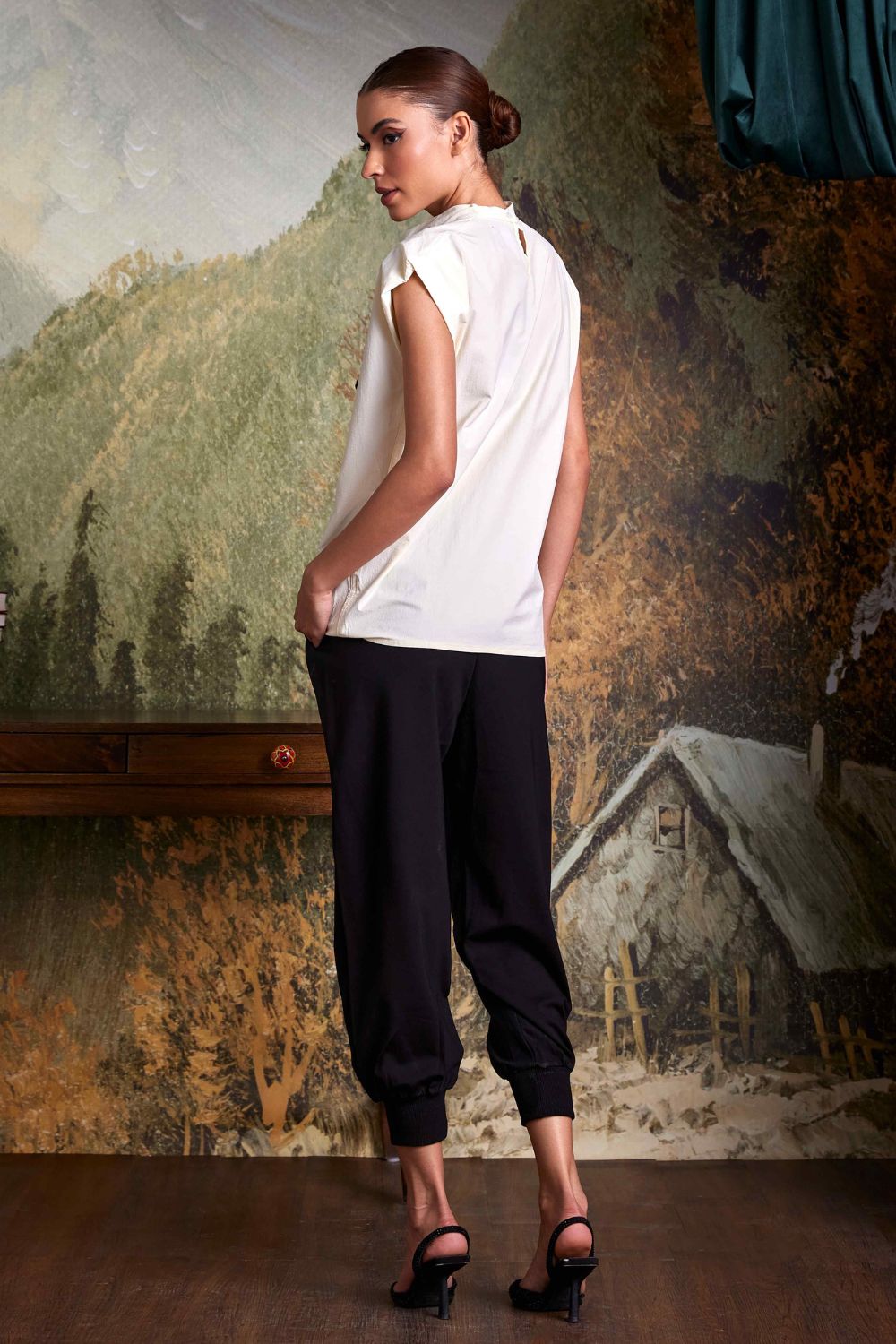 Black Track Pants - Zabella