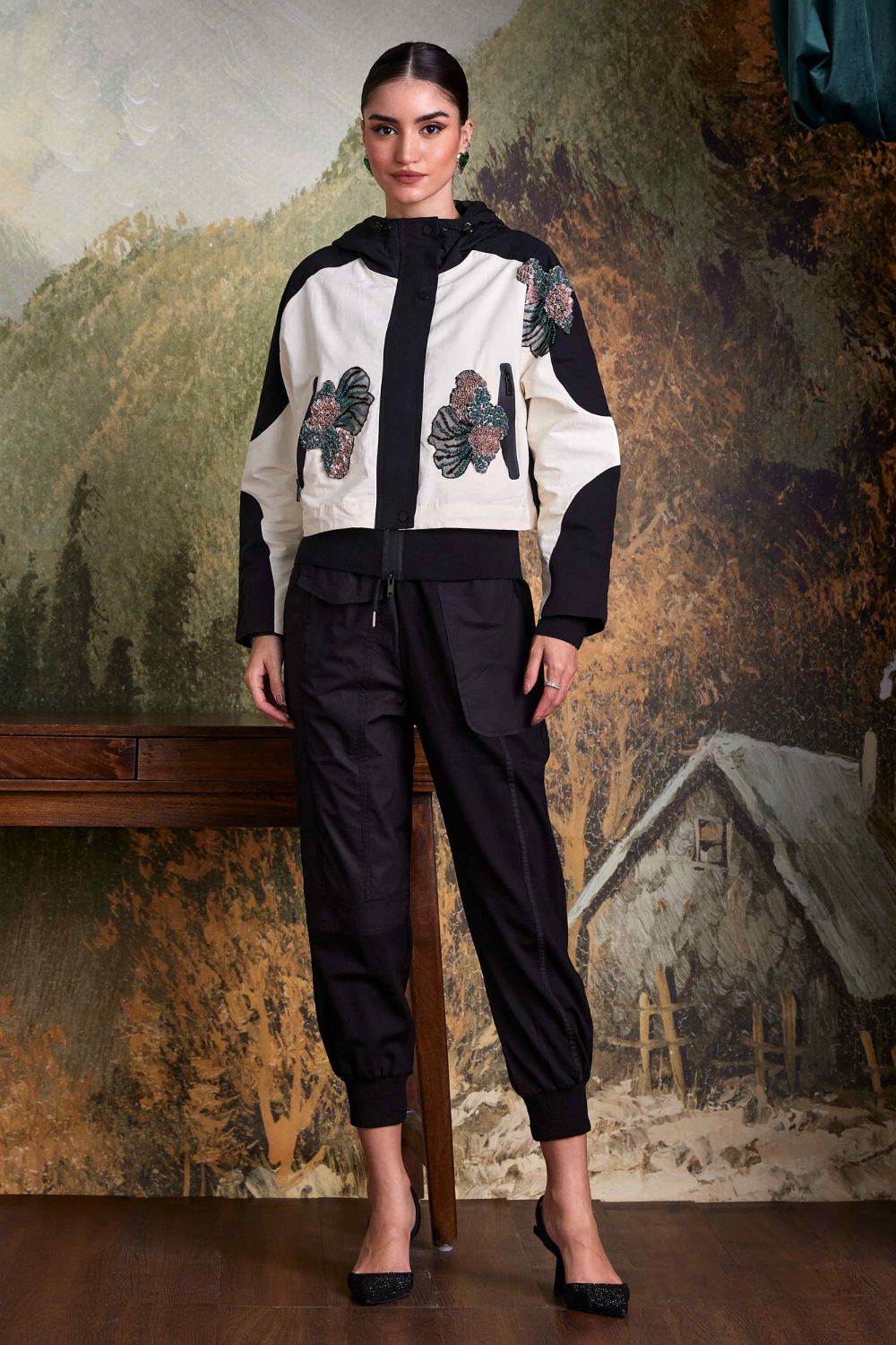 Hand Embellished Sports Jacket - Zabella